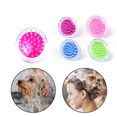 New Products Touch Soft Wash Silicone Scalp Massaging Shampoo Brush For Adults Shampoo Brush Hair Cleaner Brush